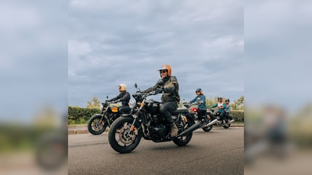 In France, Royal Enfield introduces enhancements to the Interceptor and Continental GT 650s.